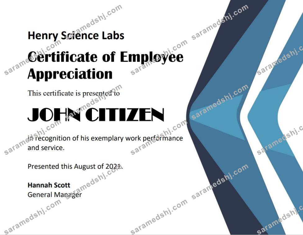 USA Employee Appreciation cert Version 2